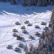 Ekolyžovačka v Alpách